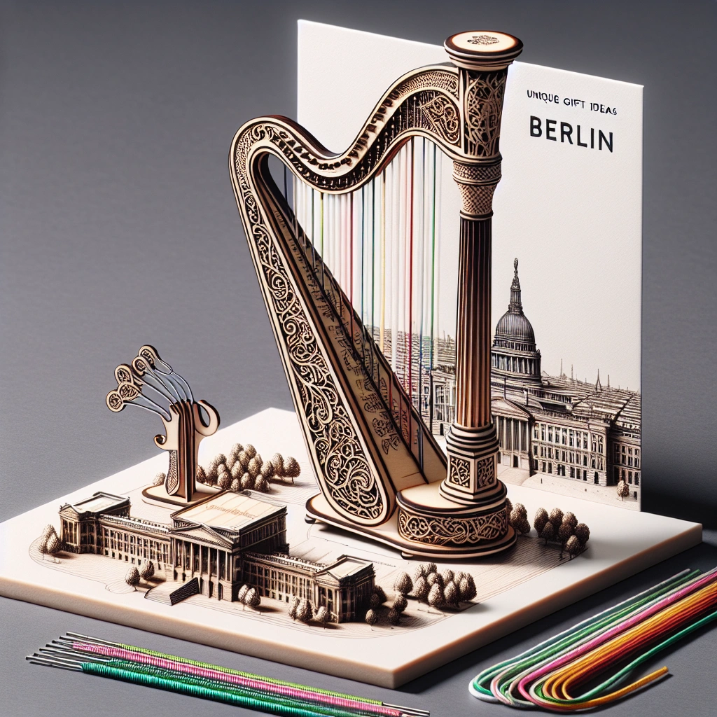 Bar-Geschenk für Harfe Berlin - Personalisierte Geschenke für Harfenliebhaber - Bar-Geschenk für Harfe Berlin
