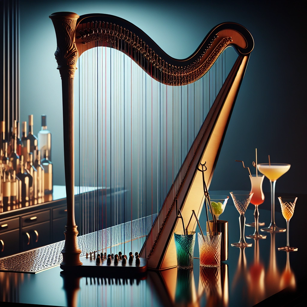 Bar-Geschenk für Harfe Berlin - Kombination von Musik und Bar-Erlebnis - Bar-Geschenk für Harfe Berlin