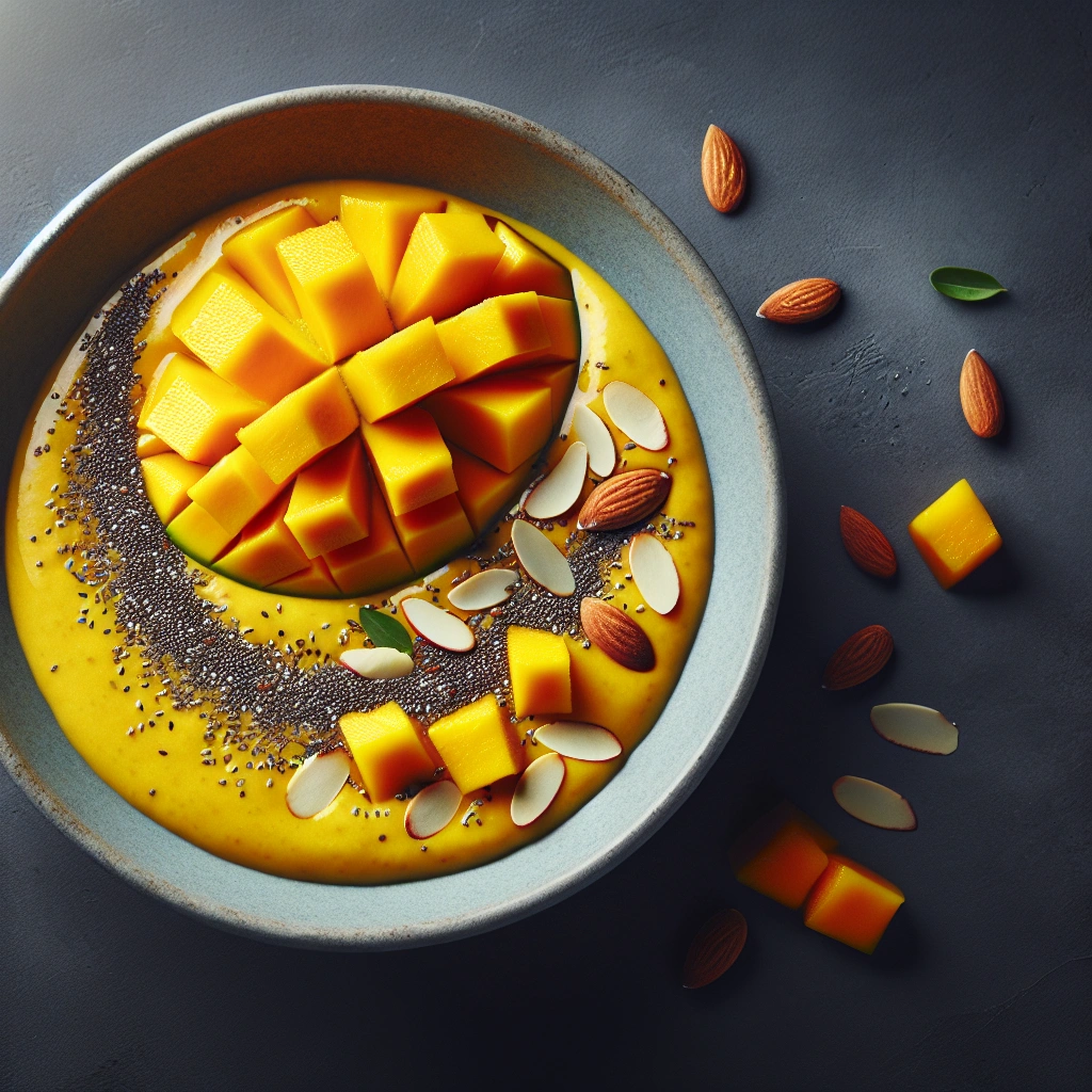 Smoothie-Bowl - Mango Smoothie Bowl - Smoothie-Bowl